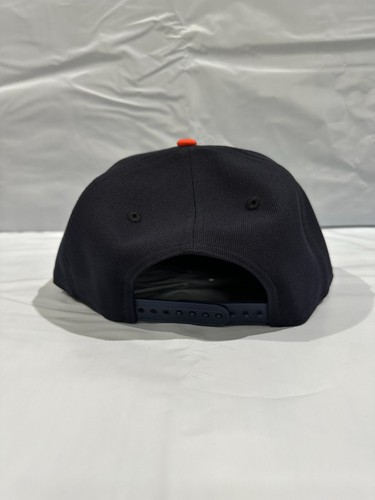 Authentic MLB Detroit Tigers 9FIFTY Adjustable Snap-Back New Era Cap-Navy/Orange - Picture 4 of 4