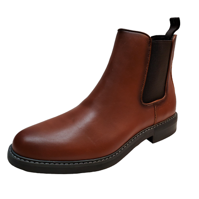 Calvin Klein Mens Shoes Fenwick Leather Pull On Ankle Boots  display picture 3