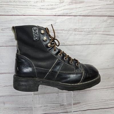 OXS Combat Boots Black Lace Up Made In Italy EU 37 Womens 7  display picture 1