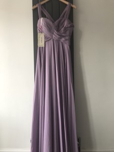 lavender grey bridesmaid