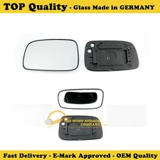 Fits TOYOTA COROLLA VERSO 2004 to 2009 LH SIDE MIRROR GLASS ASPHERIC,HEATED&BASE