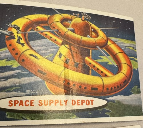 Lotto 14 carte spaziali Topps Target Moon 1957 vintage LEGGI ALTRO - Foto 17 di 20