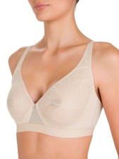 Felina 113 Silhouette Wireless No Padded Bra Nude Size 40E $149 NWT
