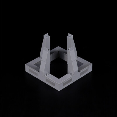 ZITIANYOUBUILD Launch Platform Pad Display Stand für 21309 Saturn V Rocket C138