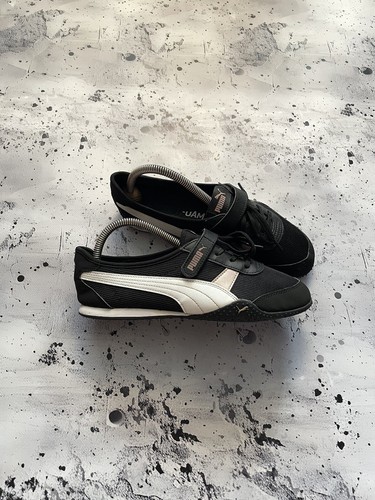 Vintage Puma Womens Bella V Black Flats Ballet Y2K Sneakers US 9 - Picture 2 of 10