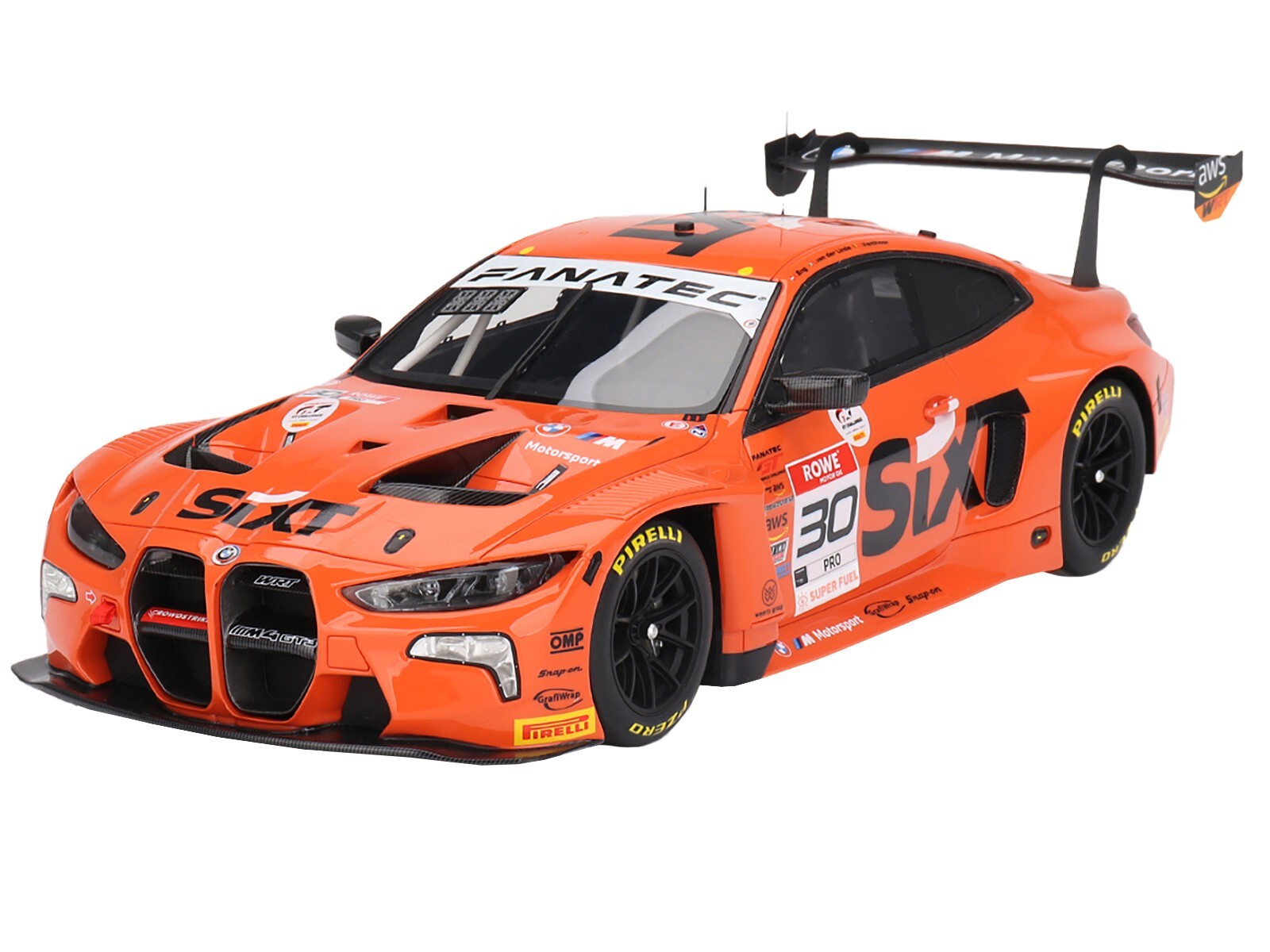 BMW M4 GT3 30 ПОБЕДИТЕЛЬ IGTC INDY 8 ЧАСОВ 2023 118 МОДЕЛЬ ОТ TOP SPEED TS0553 25790₽