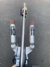 Big Jon Manual Downriggers with vertical storage