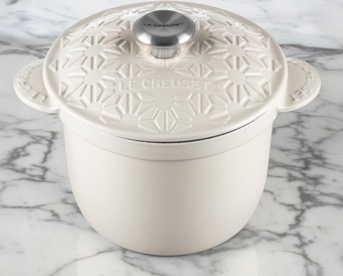 Le Creuset mit Deckel Jede Reis Topf 18cm 2.0L Brioche Wagara Gusseisen Neu