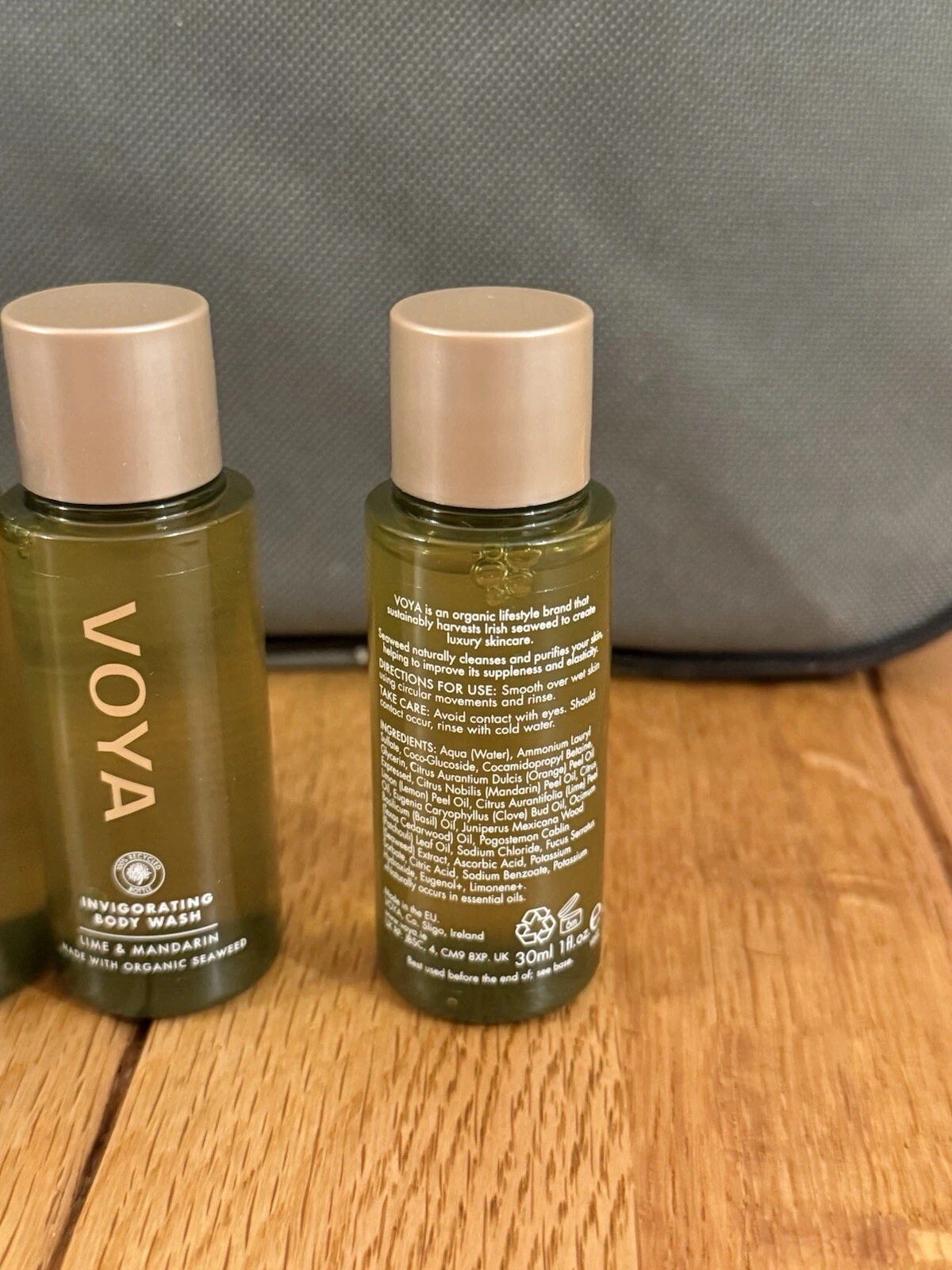 5x Voya Lime & Mandarin Body Wash 30ml Travel Size Bottles - Brand New 4