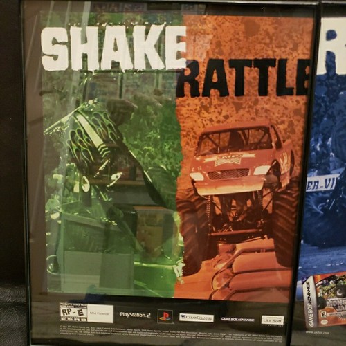 FRAMED 2002 Monster Jam Maximum Destruction Monster Truck Video Game Wall Art - Picture 4 of 8