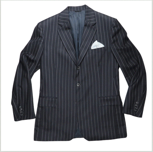 Traje a medida Holland & Sherry 39 33/31 Super 120s con estaño CEO Banker Sartorial - Imagen 2 de 12