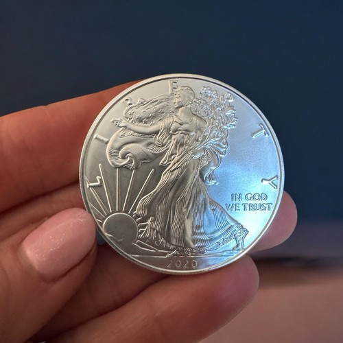 2020 American Silver Eagle Coin Silver Bullion One Dollar Liberty Eagle Design - Picture 14 of 22