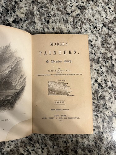 Ruskin Modern Painters First American Edition Collection Of 3 1865 - Picture 6 of 11