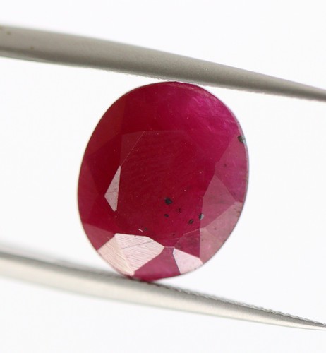 IGI CERTIFIED 7.92 Ct Natural Loose Ruby Oval Cut 12 x 10 mm Untreated Gemstone - Picture 8 of 22
