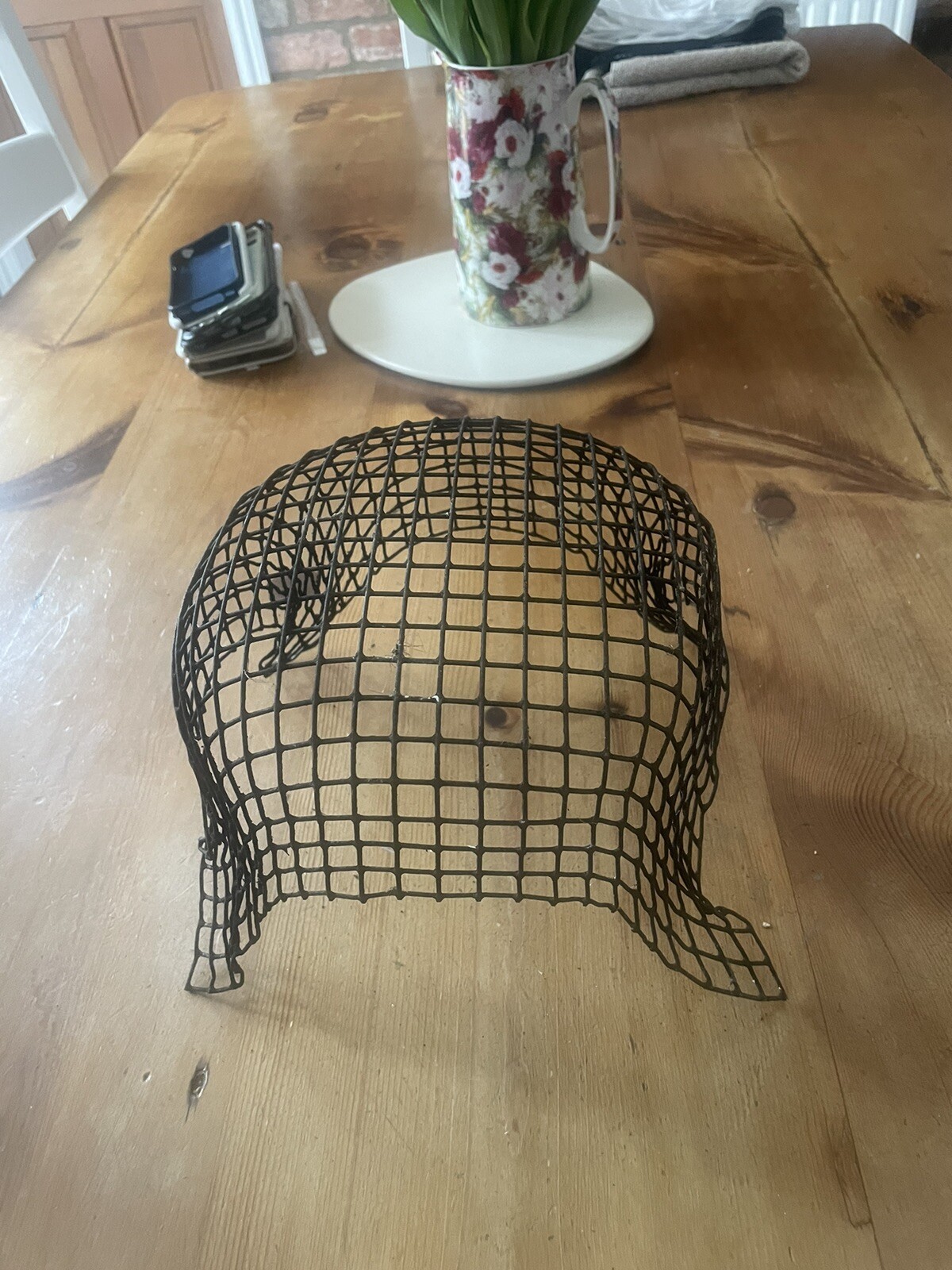 Chimney Cowl cage stop birds nesting. discreet fitting sits inside