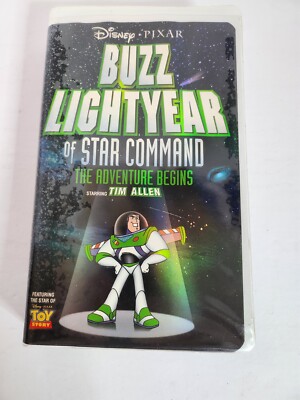 Buzz Lightyear of Star Command: The Adventure Begins (VHS, 2000)