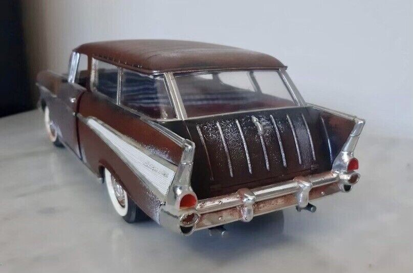 1/18, (DS) Custom 1957 Chevy Nomad , unrestore , junker