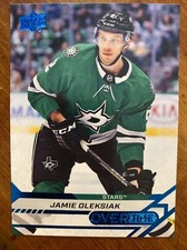 20-21 UD Overtime Hockey Blue Parallel Jamie Olensiak