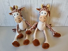 Marks And Spencer M&S Giraffe Soft Toy Comforter 5877522 X2 Approx 16" Plush