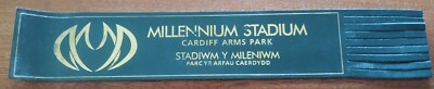 Millennium Stadium  ️ Cardiff Arms Park Vintage Leder Lesezeichen VINTAGE!! B3