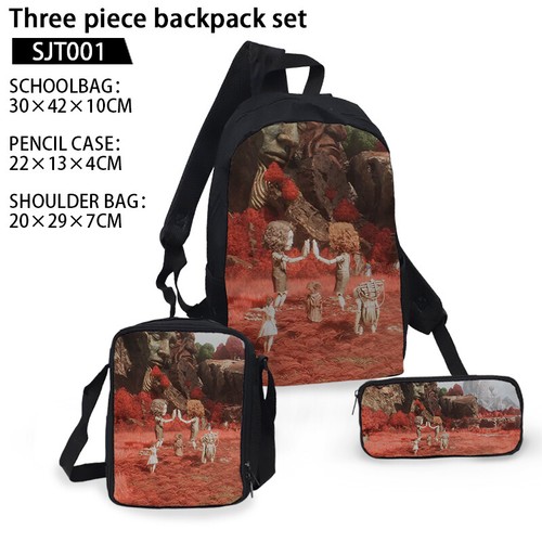 Clair Obscur Expedition33 Backpack School Bookbag Lunch Bag Pencil Case Kid Gift - Picture 3 of 55
