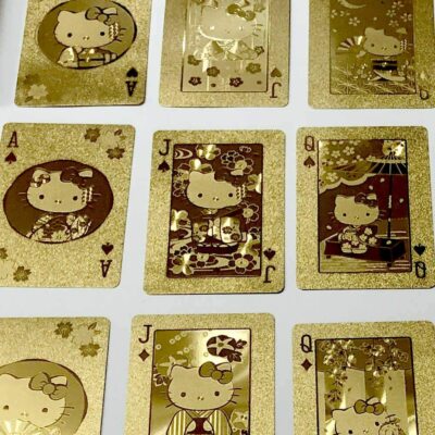Hello Kitty 黄金トランプ Hello Kitty Gold Playing Cards Trump Sanrio Japan Limited | eBay