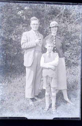 GLASS NEGATIVE 1937 ONE TREE HILL FAMILY PHOTOGRAPH SURREY - Picture 2 of 2