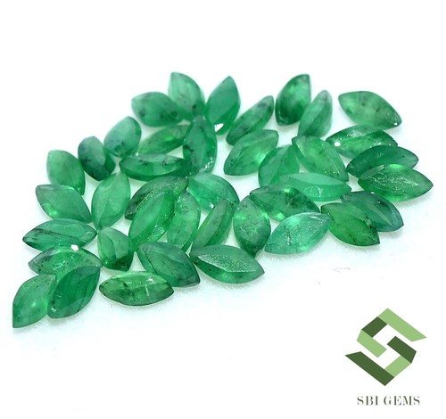 5x2.50 mm Natural Emerald Marquise Cut Lot 20 Pcs 2.71 CTS Calibrated Loose Gems - Picture 5 of 6