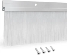 10 Set Door Brush Sweep – 2.80" X 39.3"  Garage Door Seal –White Roll up & Exter