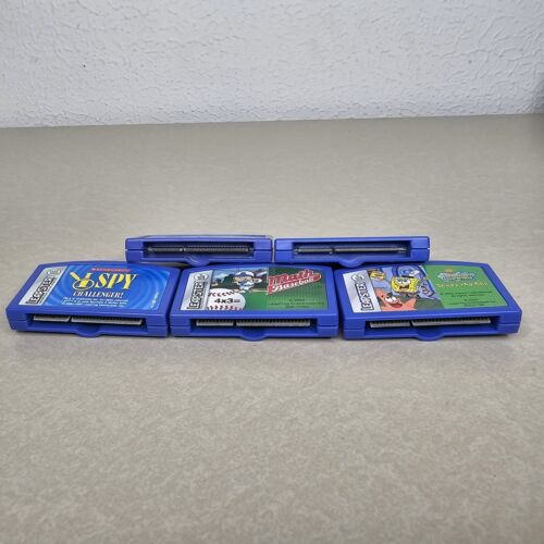 5 Leap Frog Leapster Games Spongebob, I SPY & More Learning Cartridges Only - Picture 3 of 3
