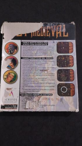 GET MITTELALTER MICROIDS PC CD ROM BIG BOX ITALIENISCH GEBRAUCHT - Bild 3 von 11
