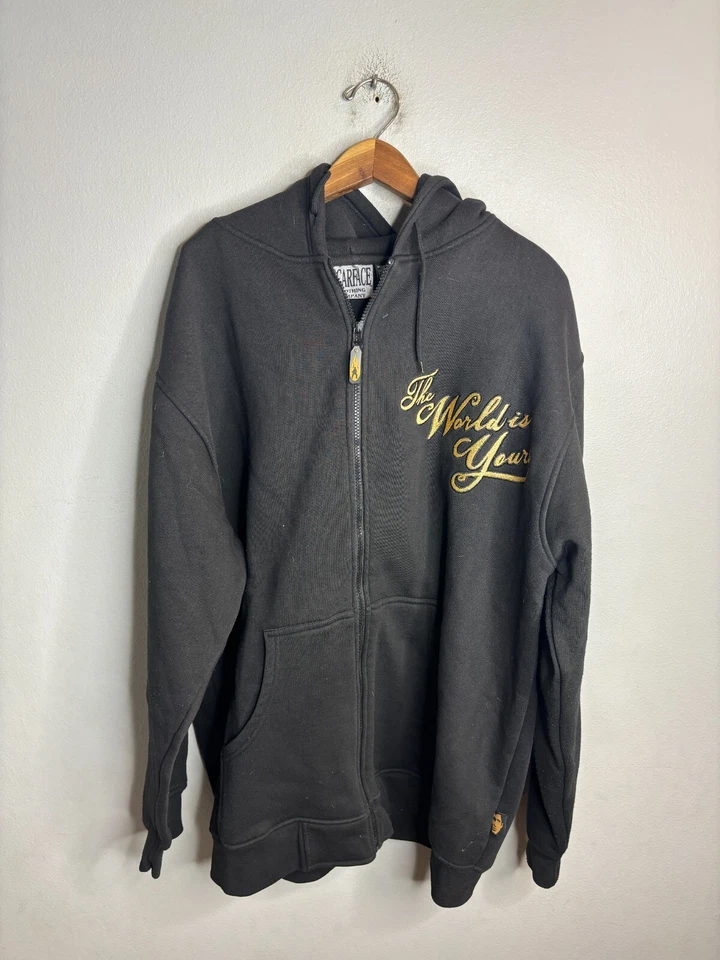 Sudadera con Capucha Scarface Para Hombre XL Negra Tony Montana Clothing Company De Colección Y2K 5636 Foto 3 de 4