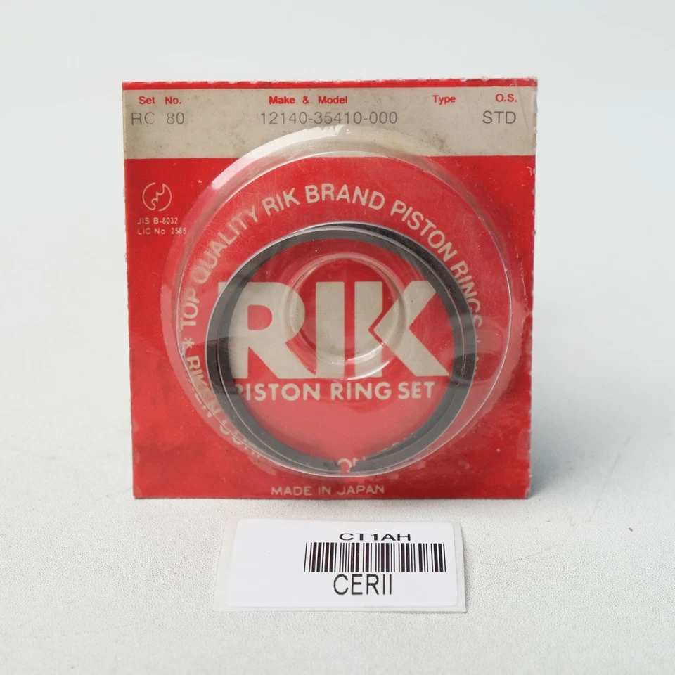 Juego de anillos de pistón STD para Suzuki TM75 TS75 TC90 TS90 RC80 A80 Foto 2 de 4