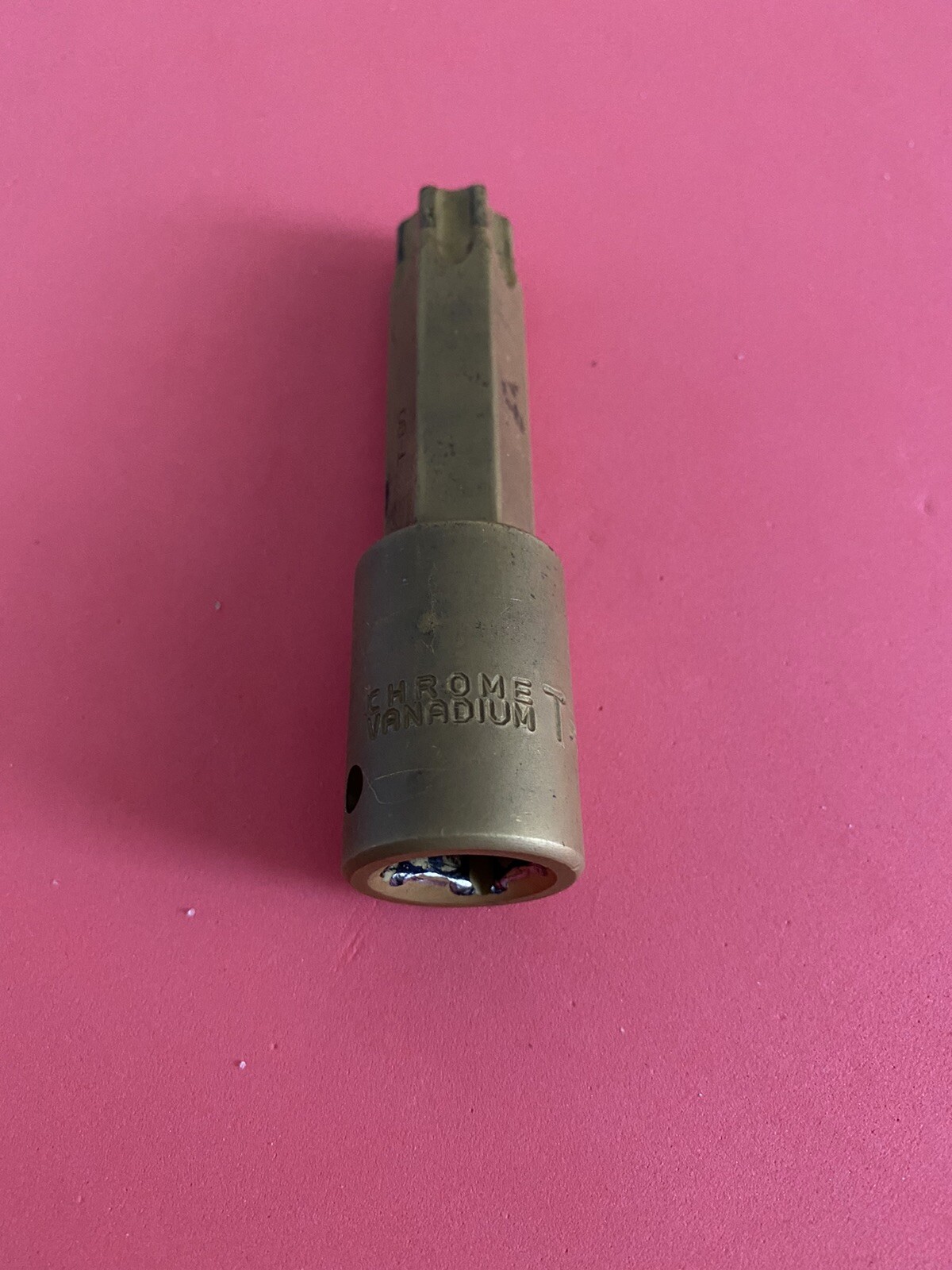 Used Genuine OEM Factory LAMBORGHINI Torx T80 Vanadium Wheel Removal Key Tool