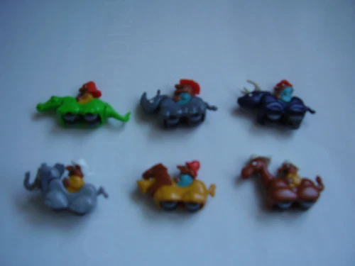 Ferrero Ü egg 6 x toy series - exotic desert speeders - from 1995 without packaging