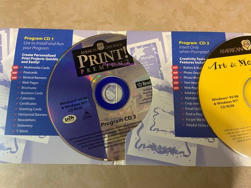 Broderbund American Greetings Print! Premium 2 Windows 98 NT - Picture 8 of 11
