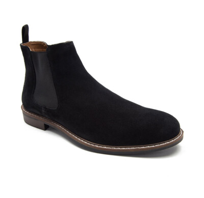 Thomas Crick Bateman Suede Herren Stiefel Wildleder Leder Chelsea Deeler Stiefeletten