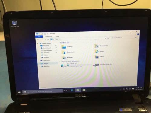 Dell Vostro 1015 Core 2 Duo T6670 2.2GHz 4GB ram 250GB Win 10, Bad Keyboard - C5 - Picture 3 of 8