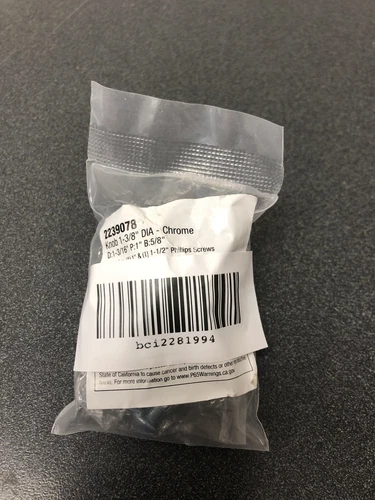 Top Knobs TK320PC 1-1/4 Inch Mushroom Cabinet Knob - Chrome - Picture 1 of 4