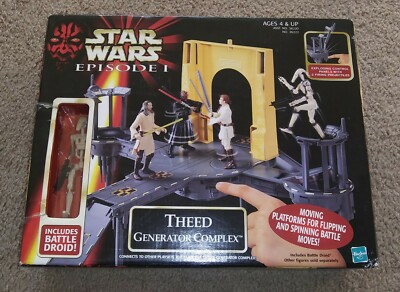 スターウォーズ　エピソード1  THEED GENERATOR COMPLEX Hasbro Star Wars Episode 1 Theed Generator Complex Playset