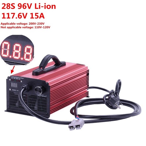 84V 96V 120V Li-ion LiFePo4 Battery Super Fast Charger Adjustable 12A-18A AAU - Picture 16 of 27