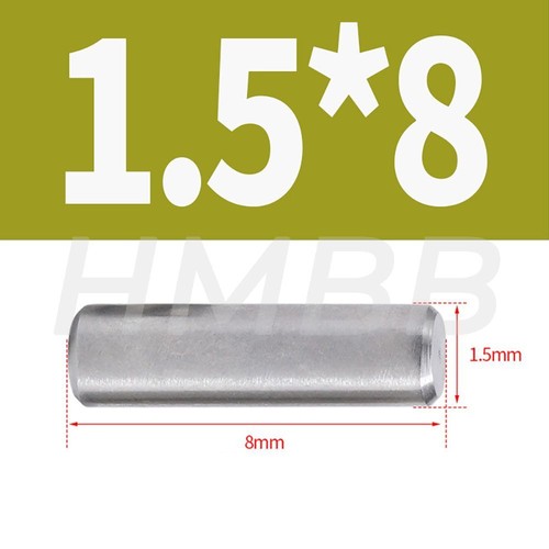Pasadores de pasador de acero macizo métrico de 1 mm-12 mm A2 pasadores de acero inoxidable DIN7 - Imagen 12 de 149