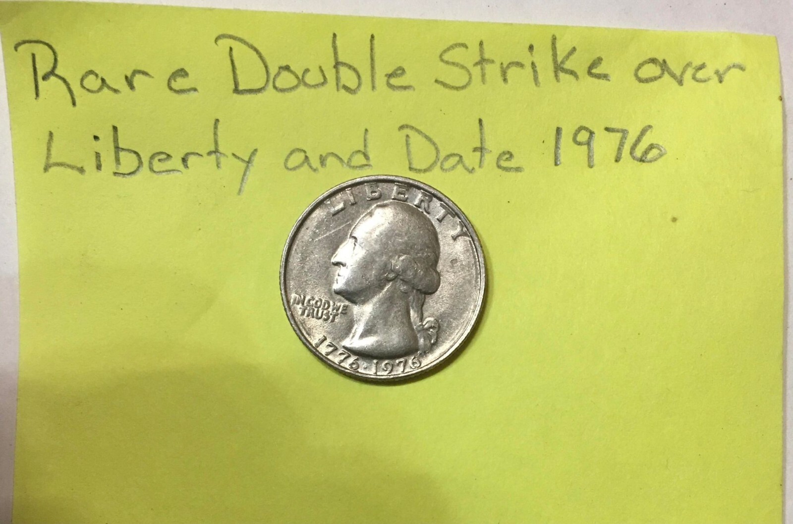 1776 To 1976 Quarter Dollar Drummer Boy Error 1776-1976 Bicentennial Quarter Drummer Boy Rare No Mint Circulated