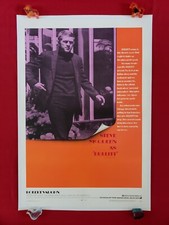 BULLITT * 1968 ORIGINAL MOVIE POSTER 1SH STEVE MCQUEEN FORD MUSTANG LINEN BEAUTY