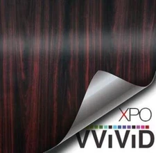 VVivid Dark Wood Grain Vinyl Wrap Architectural Film | V116