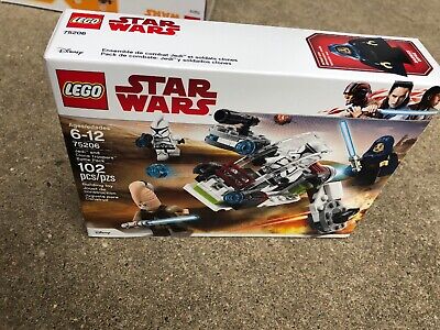 NEW Sealed LEGO 75206 STAR WARS Jedi /& Clone Troopers Battle Pack 102 Pcs