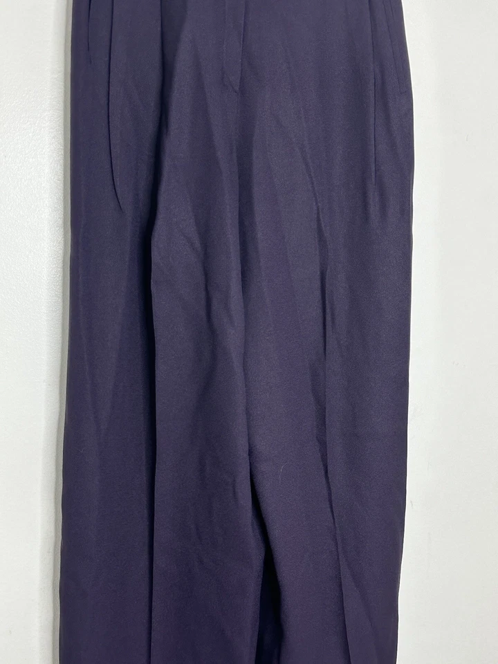 Sonia Rykiel Paris Esmoquin Púrpura Formal Vestido Pantalones Francia UE Talla 36 Foto 3 de 4