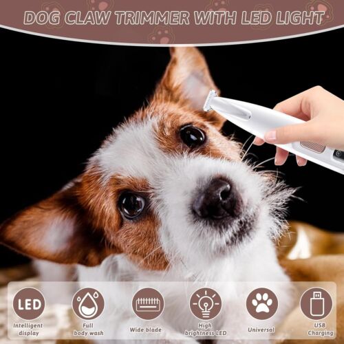 Elektro Tierhaarschneider Trimmer Tier Pfoten Haar Toes Rasierer Für Hund Katze - Bild 11 von 13