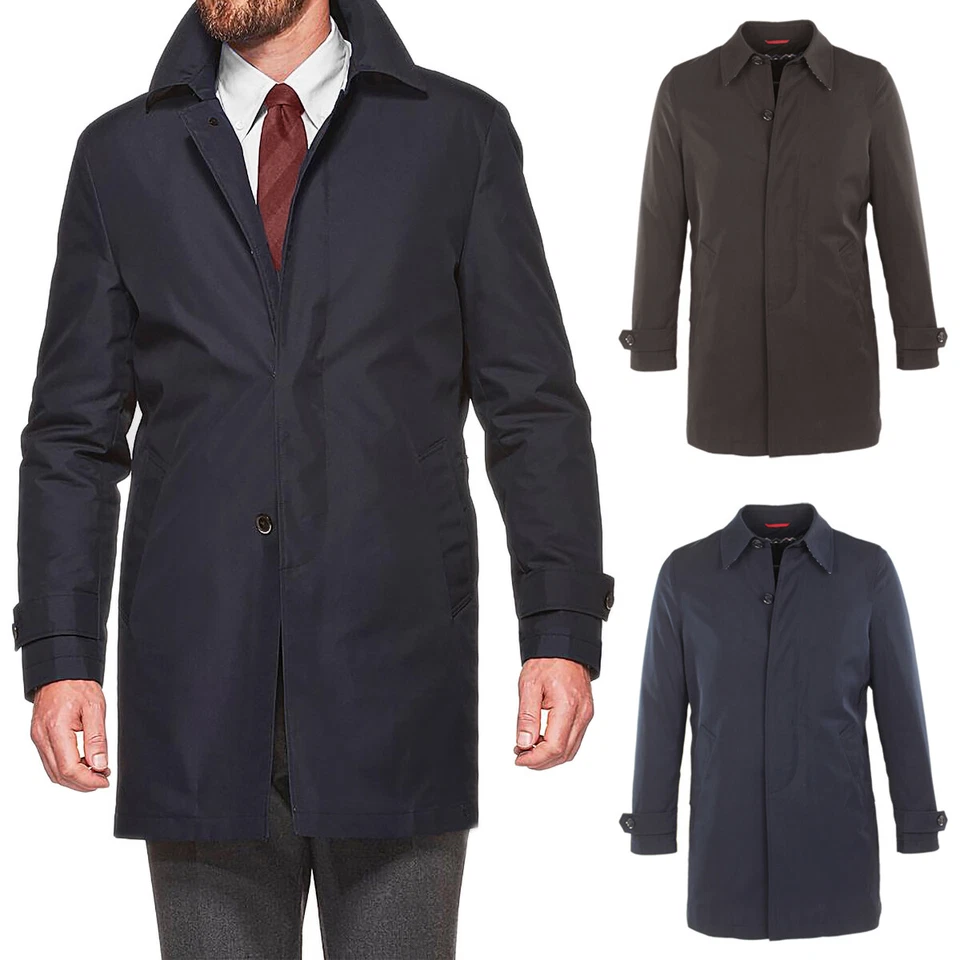 Giubbotto Uomo Invernale Giubbino Slim Fit Trench Elegante Impermeabile VEQUE