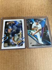 BRENDAN McKAY 2020 Finest FIRSTS RC #FF7 & 2021 Topps #257 Rays Baseball (b3)